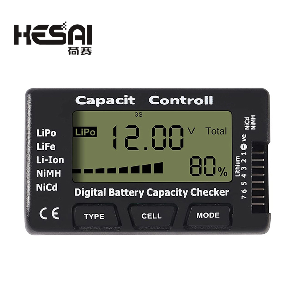 Drone Battery Alarm - RC Cellmeter8 Cellmeter7 แบตเตอรี่ดิจิตอลเครื่องตรวจสอบความจุ LiPo Life