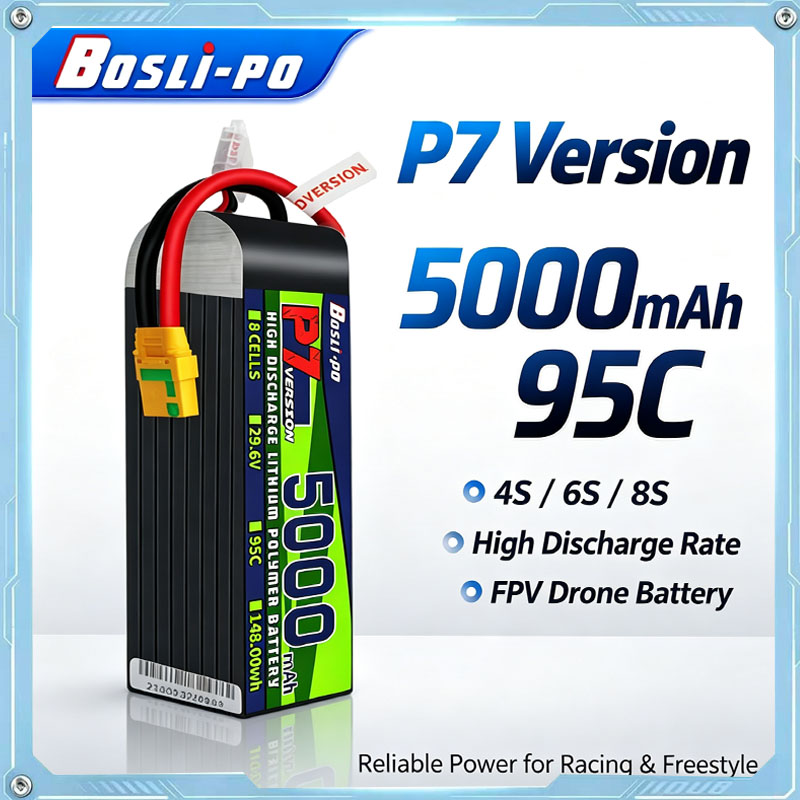แบตเตอรี่ Boslipo P7 รุ่น 5000 - Drone Battery 4S บทวิจารณ์และราคา