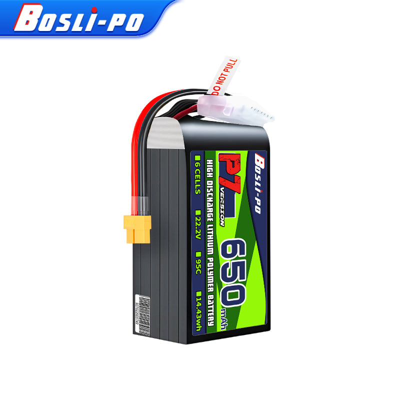 แบตเตอรี่ Boslipo P7 รุ่น 650m - Drone Battery 4S บทวิจารณ์และราคา